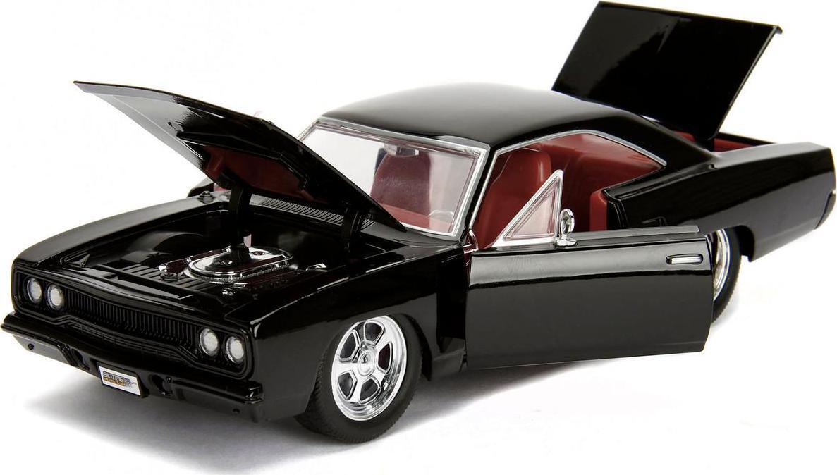 1970 Plymouth Road Runner 440 Black with Red Interior