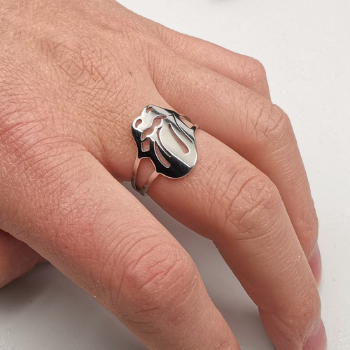 Anello Rolling Stones gioielli acciaio inox US 7# 8# 9# 10# - Foto 5 di 6