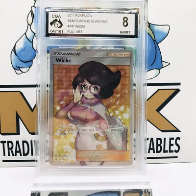 Wicke 147/147 Pokemon Card - SM Burning Shadows - Ultra Rare