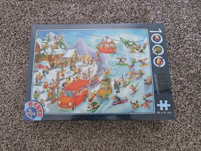 D TOYS Skigebiet 1000-teiliges Cartoon-Puzzle BRANDNEU VERSIEGELT D-Spielzeug