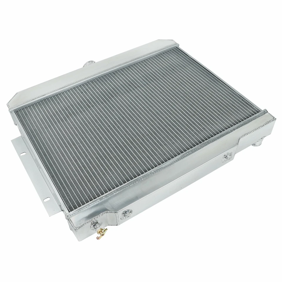 3 Row Aluminum Radiator For 72-86 Jeep CJ5/CJ6/CJ7 81-85 Scrambler 3.8/4.2/5.0L Foto 3 de 4