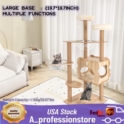 Multisize Cat Tree Tower Condo Activity Center Furniture Scratch Post Play House