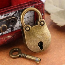 Retro Style Padlock With Key Padlock With Key Working Functional Security Lock
