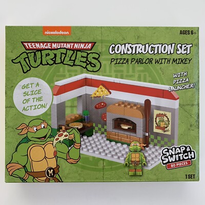 Nickelodeon Teenage Mutant Ninja Turtles Pizza Parlor W/ Mikey Construction set
