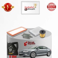Kit Wartung 4 Filter Und ÖL CitroëN C5 II 1.6 THP 115KW 156PS Ab 2009