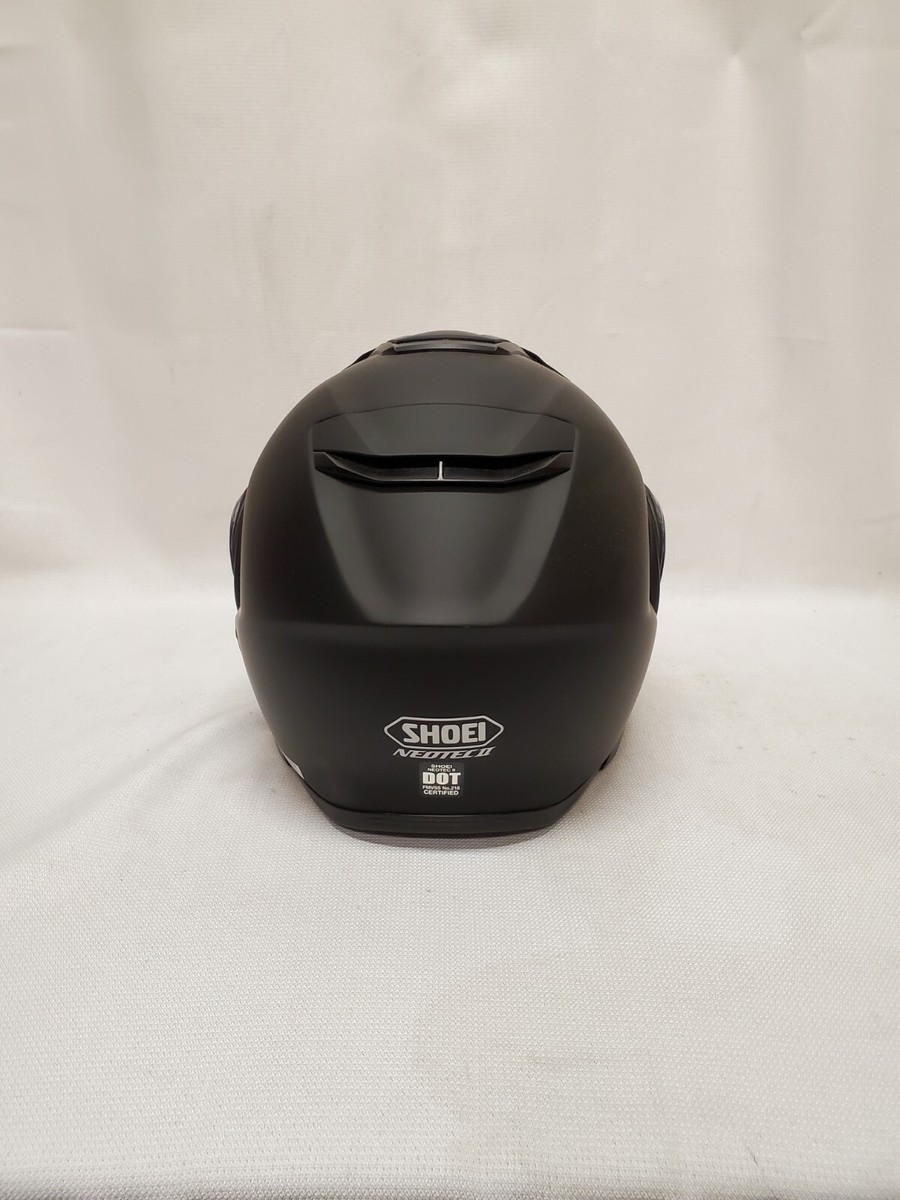 Shoei Neotec II Matte Black Modular Flip Up Motorcycle