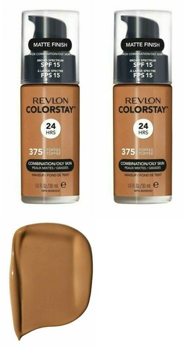2 PK Revlon Colorstay Makeup Foundation Combination/Oily Matte Finish 24 Hrs - Picture 18 of 31