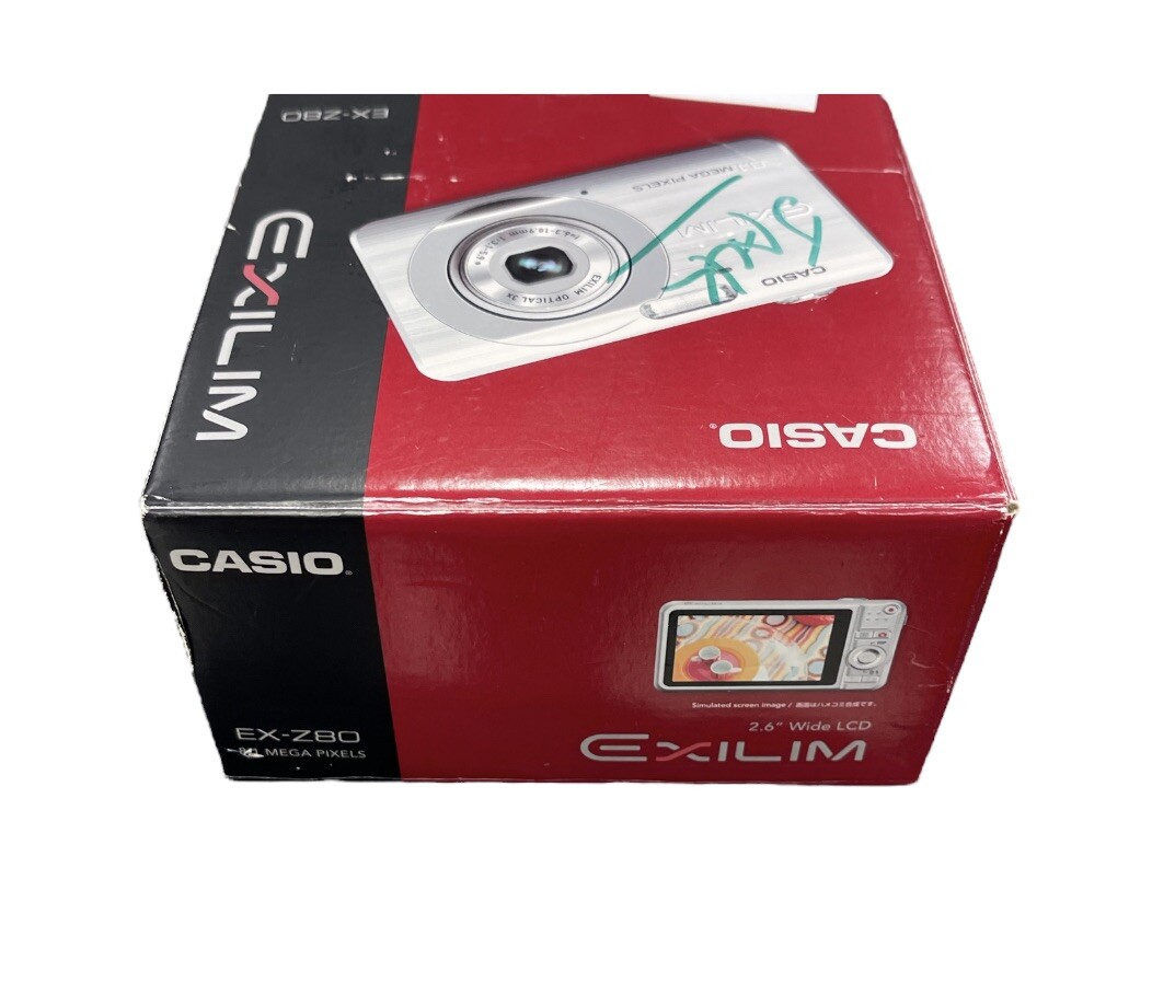 Casio EXILIM ZOOM EX-Z80 8.1MP Digital Camera - Black (MPN