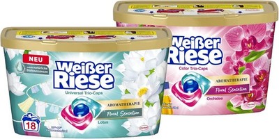 Weißer Riese Trio-Caps Lotus &Mandelöl & Color Trio-Caps Orchidee & Macadamia