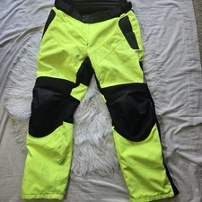 Tourmaster Venture Pant Mens Size XL 36-38 Armored Motorcycle Pants Only Neon 