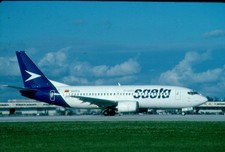 S788  N375TA SAETA B737-300 ORIGINAL KODAK SLIDE
