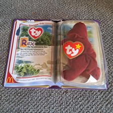 2000 McDonald's TY Beanie Baby Rex NIP