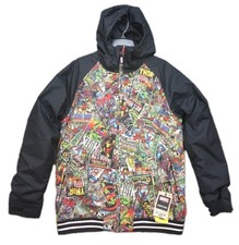 Burton marvel All over Print boys ski snowboarding jacket size XL New With Tags