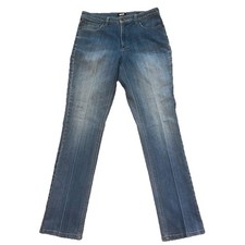 Jones New York Lexington Straight Jeans Women  s 10 Mid Rise Stretch Denim