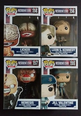 Resident Evil Jill Valentine Funko Pop 155 Actionfigur mit Protector
