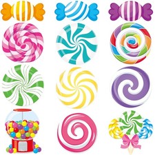 60Pcs Candy Bulletin Board Decorations Set 5.5 x inches, Colorful
