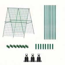 Compact A Frame Trellis for Climbing Vegetables Easy Storage and Design