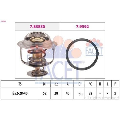 Thermostat Kühlmittel Facet 7.8383 Made In Italy - Oe Equivalent für Ford Mazda