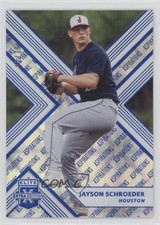 2018 Panini Elite Extra Edition Aspirations Blue /75 Jayson Schroeder #65 s3g
