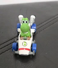 Hot Wheels 2.5" Mario Kart GREEN YOSHI In B-Dasher