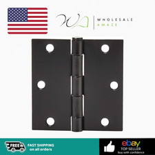 Amazon Basics Interior Door Hinge, Square, 3....