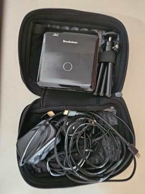 Brookstone Mobile Pocket Projector 890574 Tested Works with extras, Type-C