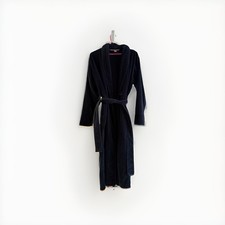 Vintage Victoria Secret 100 Cotton Turkish XS/S Long Robe In Forest Green