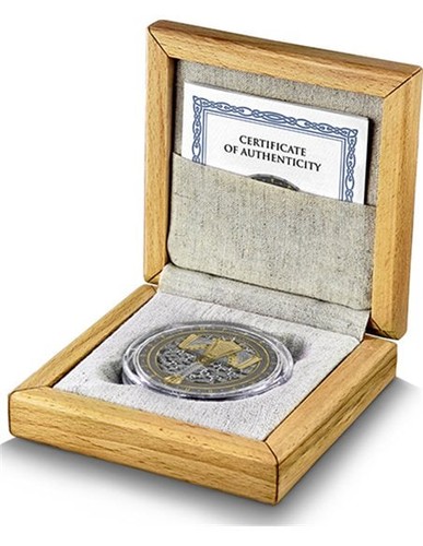 MJOLNIR Artefacts UHR 2 Oz Silver Coin 10 Mark Germania 2025 - Picture 3 of 7