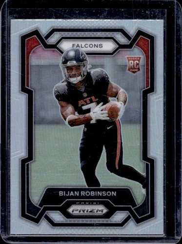 2023 Panini Prizm Bijan Robinson RC Silver Rookie #305 Falcons