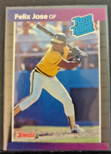 1989 Donruss Rated Rookie #38 Felix Jose Oakland Athletics