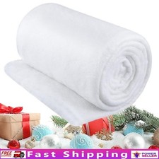 Artificial Snow Blanket 5x10FT 2 Pack Faux Snow Indoor Outdoor Christmas Decor