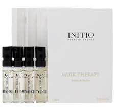 INITIO MUSK THERAPY EDP 1.5ml .05fl oz x 4 COLOGNE PERFUME SPRAY SAMPLES