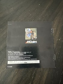 Sega Saturn Manual Only Time Commando Japanese Version