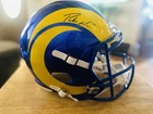 Puka Nacua Autographed Los Angeles Rams Riddell Replica Helmet