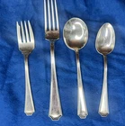Gorham Fairfax Sterling Silver 4-piece flatware set NO MONOGRAM