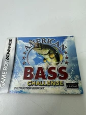 American Bass Challenge Instruction Manual (ONLY) Game Boy Advance Ubi Soft