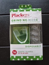NEW Plackers Grind No More Dental Night Guard for Teeth Grinding, 16 Count