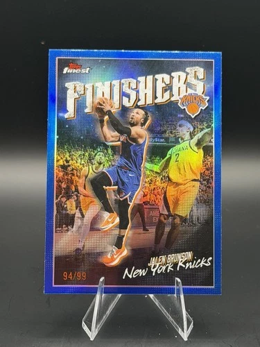 2026 Topps Finest- FI6 Jalen Brunson Finishers /99 Knicks