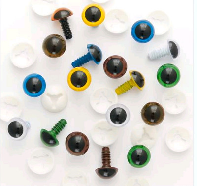 Neuheit Knöpfe Sicherheitsaugen - 12 mm - Kinder - Baby in 3 Farben - 10% Multibuy