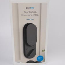 SimpliSafe - Smart Lock - Compatible with Gen 3 Home Security System - Blackl