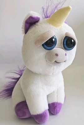 Feisty Pets Unicorn White Purple Plush William Mark Glenda Glitterpoop 2015