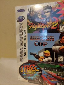 Sega Saturn, 3 Free Games (virtua fighter 2, virtua cop, daytona USA)....