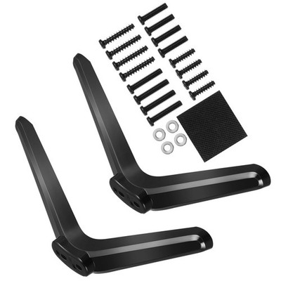  2 Pcs Fernseher Fuss Ständer Halterung Monitorhalterung Monitorständer