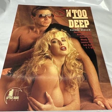 In Too Deep Sandra Scream Adult Film Promo Ad Slick