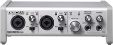 Tascam SERIES 102i 10 IN/2 OUT USB Audio Interface with MIDI, DAW Silver