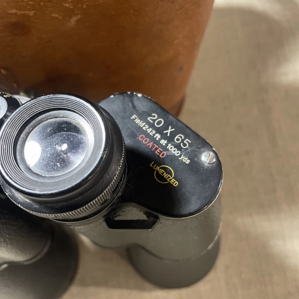 Vintage Carl Wetzlar Binoculars with Case - 20x65 242ft  At 1000 Yards Coated - Image 3 of 4