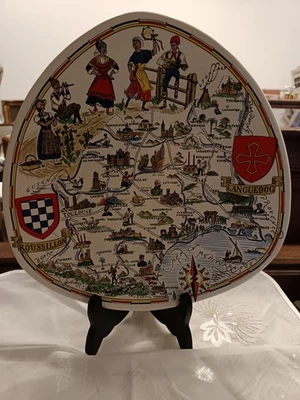 Assiette de Collection Lunéville Horber et Chassagnac "Les provinces de France" - Photo 1/4