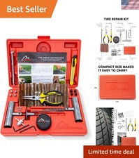 Essential Tire Repair Kit - Heavy Duty Tools for Quick Repairs Anywhere, Anytime