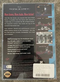 The Terminator (Sega CD, 1993) CIB Complete in case w/Manual + Registration Card
