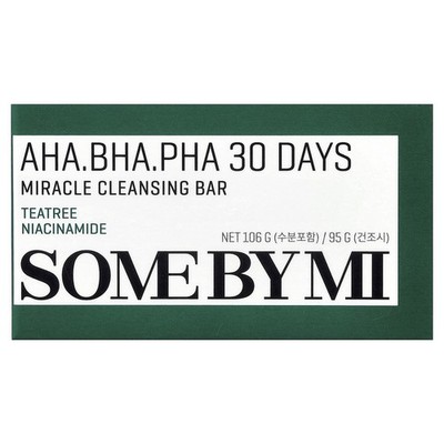 AHA. BHA. PHA 30 Days Miracle Cleansing Bar Soap, 95 g (106 g)